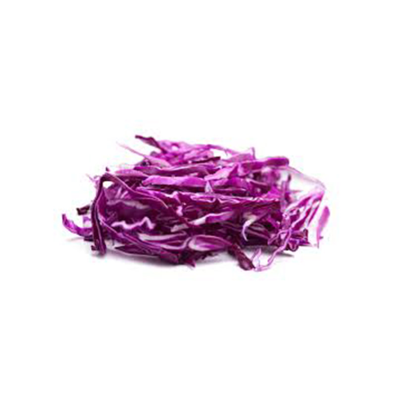 Chopped red cabbage